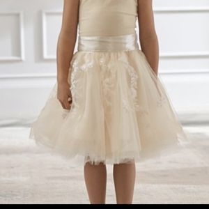 Nwt Pottery Barn Sizes 3-6 Children's Girls Tulle Skirt Ballet Princess Flower